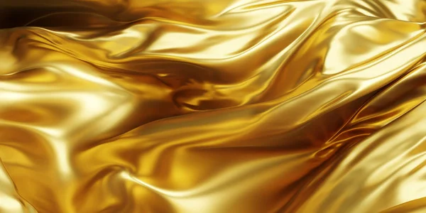 Altın Lüks Kumaş Arkaplan Oluşturma — Stok fotoğraf