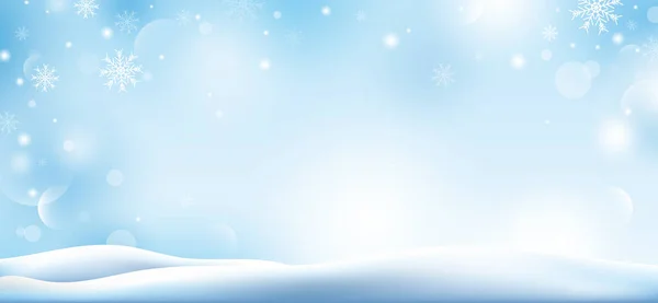 Winter Christmas Background Design Vector Illustration — Stock Vector