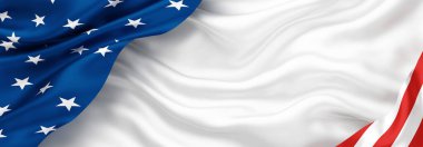 ABD afiş arkaplan tasarımı kopyalama alanı Independence Day 3D oluşturma