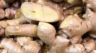 Zencefil yığını 4k Videosunu kapat