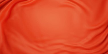 3B kopyalama alanı olan turuncu kumaş arkaplanı