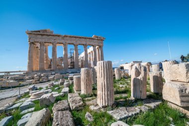 Yunanistan ve Akropolis 'te Erekteon Ayrıntıları 
