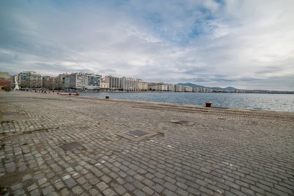View Old Port Thessaloniki City Greece — Stock Photo, Image