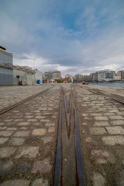 Utsikt Över Gamla Hamnen Thessaloniki Stad Grekland — Stockfoto