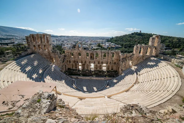 stock image Odeon of Herodes Atticus, Acropolis of Athens, Greece