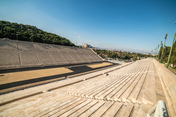 Estadio Panathenaic Conocido Como Kalimarmaro Atenas Grecia — Foto de Stock