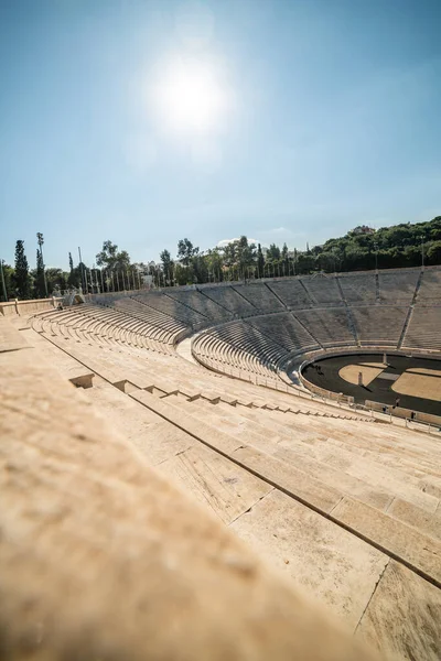 Estadio Panathenaic Conocido Como Kalimarmaro Atenas Grecia —  Fotos de Stock