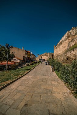 Yunanistan 'ın Selanik kentindeki Trigonioy Kulesi' nden sahneler