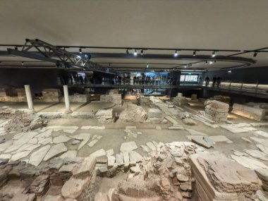 Selanik, Yunanistan, 02 Aralık 2024, Venizelou 'nun yeni Metro İstasyonu