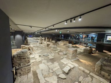 Selanik, Yunanistan, 02 Aralık 2024, Venizelou 'nun yeni Metro İstasyonu