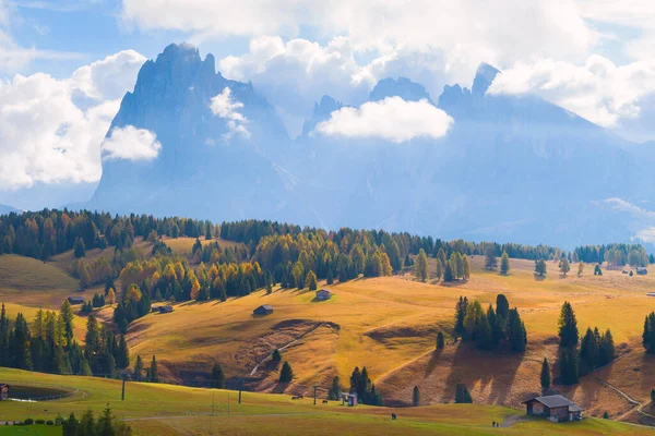 Dolomitterne Bjerge Smukke Landskab Sydtyrol Italien Europa - Stock-foto