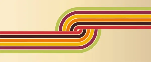 Gökkuşağı Dalga Çizgisi 'nin soyut arka planı, taşıyıcı deseni kumaş, tekstil, ambalaj ve diğerleri için kullanılmaya hazır. - Evet. Vektör illüstrasyonu