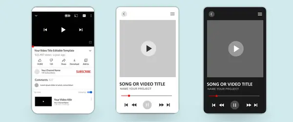 Işık modunda ve karanlık modda Instagram post-frame modelleme şablonu tasarım vektörü. Vektör EPS10. Vektör illüstrasyonu