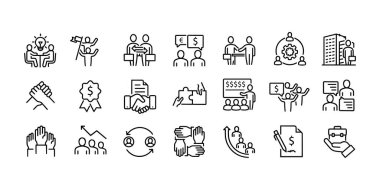 Kelle avı ve asgari vuruş simgesi seti oluşturuluyor. Satır simgeleri işe alma, Kariyer Hedefleri, Özgeçmiş ve daha fazlası olarak dahil edildi. Taslak simge koleksiyonu.