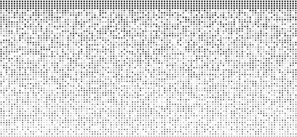 Beyaz arka planda dağınık kare noktalar olan soyut siyah yarım ton dokusu. Sunum tasarımı veya pankartlar için Geometrik piksel deseni.