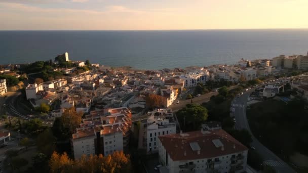 Sant Pol Mar 전경의 마레메 Maresme 스페인 2022 Sant Pol — 비디오