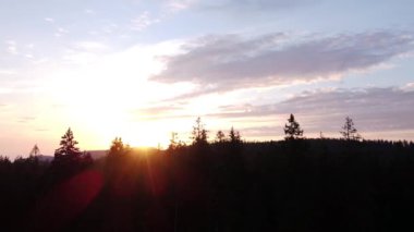 Aerial video with beautiful landscapes, roads, unique video, 