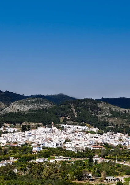 Casarabonela Dorf Der Provinz Málaga Süden Spaniens Einem Bewölkten Tag — Stockfoto