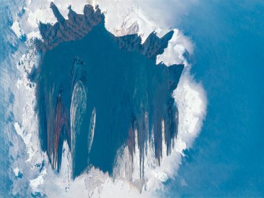 Bir arkaplan veya sanat dekorasyonu oluşturan renkli dokunun imgelemesi