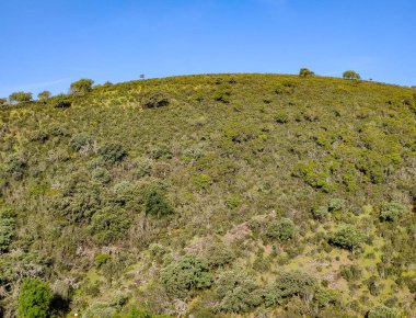 Tagus valley in the center of Spain in San Carlos de Alcantara in a sunny day