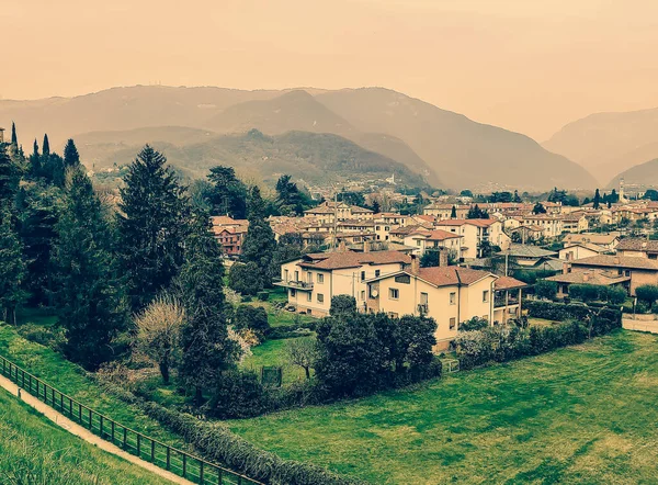 Dorf Den Bergen Von Bassano Del Grappa Norden Italiens — Stockfoto