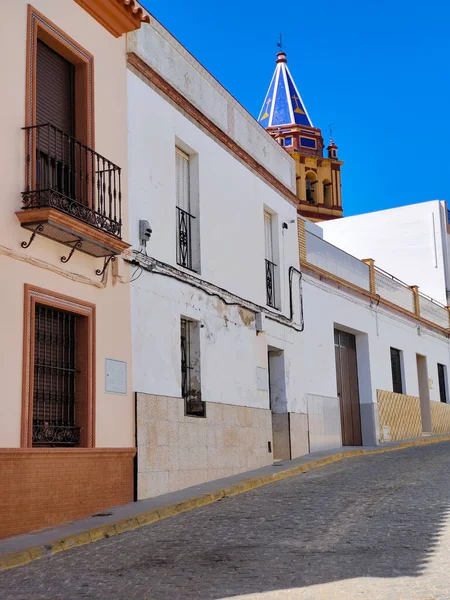 Вулиця Іспанського Села Ель Корініль Андалусії Сонячний День — стокове фото