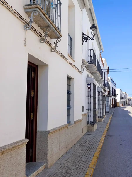 Straat Van Het Spaanse Dorp Corinil Andalusië Een Zonnige Dag — Stockfoto