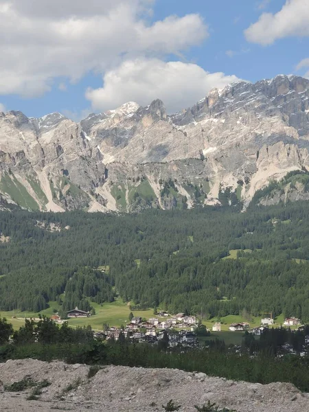 Montañas Dolomitas Norte Italia Día Soleado —  Fotos de Stock