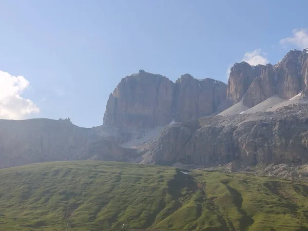 Dolomitas Montanhas Norte Itália Dia Ensolarado — Fotografia de Stock