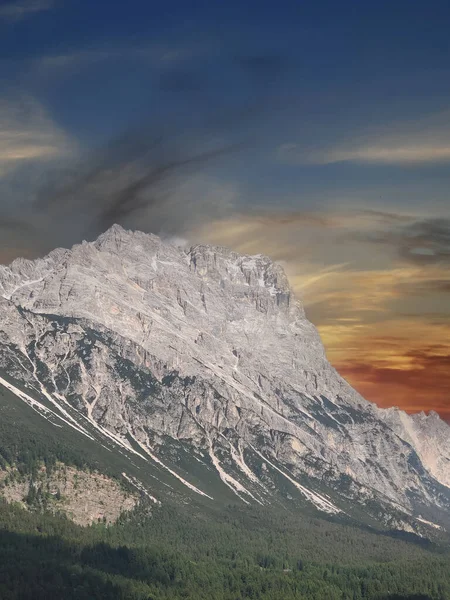 Dolomitas Montanhas Norte Itália Pôr Sol — Fotografia de Stock