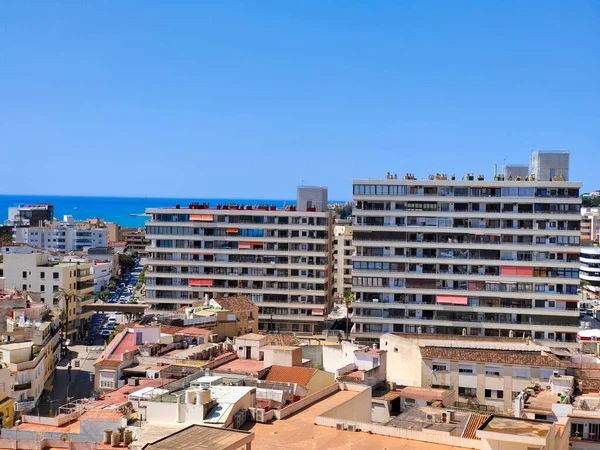 Torremolinos Spanya Mayıs 2022 Akdeniz Kıyısındaki Spanyol Şehrinin Yaz Aylarında — Stok fotoğraf