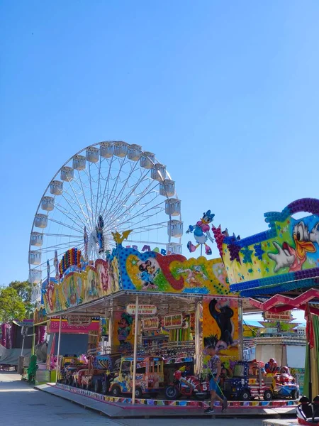 Jerez Frontera Spain May 2023 Fair Attractions Children Summer Day — Stock Photo, Image