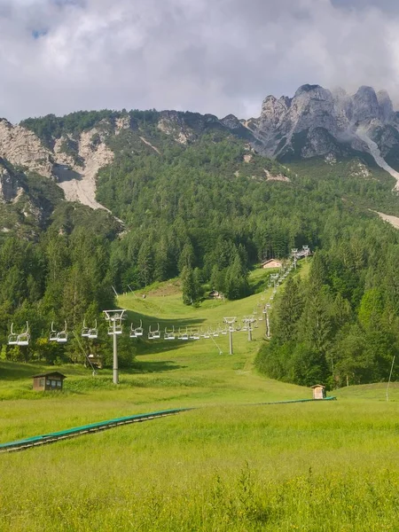 Europäische Alpen Norditalien Einem Bewölkten Tag — Stockfoto