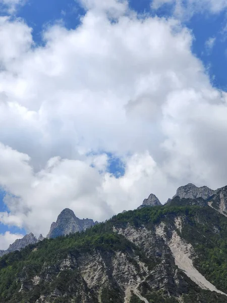 Alpy Europejskie Północy Włoch Pochmurny Dzień — Zdjęcie stockowe