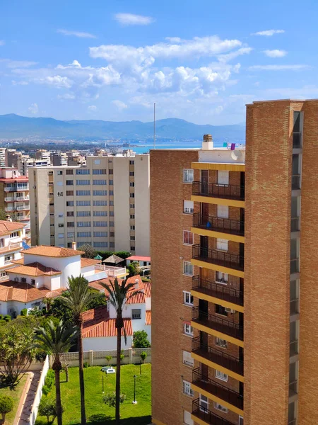 stock image Buildings in the city near the sea in the south of Spain in a sunny day