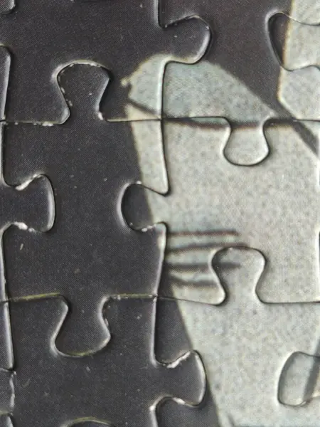 Pieces Puzzle Picasso Style — Stock Photo, Image