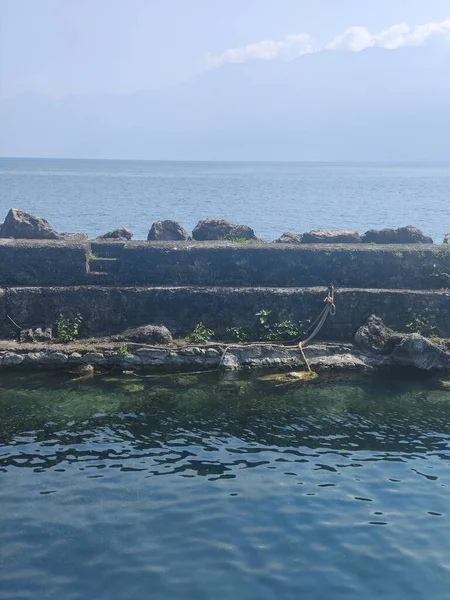 Der Gardasee Norditalien Einem Sonnigen Tag — Stockfoto