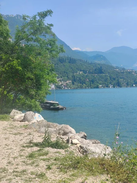 Vista Lago Montagna — Foto Stock