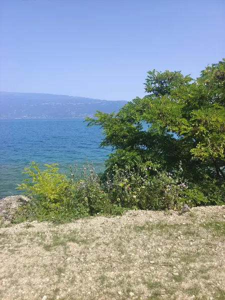 Schöne Landschaft Mit Einem See — Stockfoto