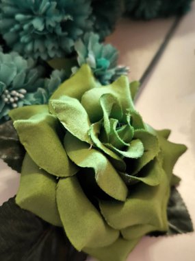 Beyaz arka planda birkaç çiçek