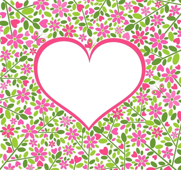 Carte Voeux Pour Mariage Fête Des Mères Anniversaire Enseigne Fleuriste — Image vectorielle