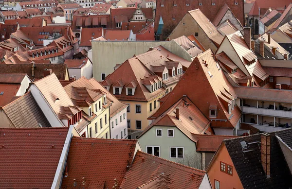 View of the historical buildings of the city of Meissen.
