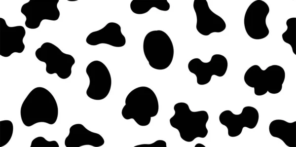 シームレスな牛のプリント ベクトルイラスト — ストックベクタ
