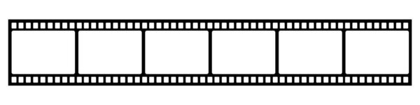 ФильмПолоса на белой спине. Векторная иллюстрация