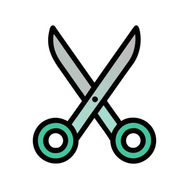 Makas vektör silueti ico