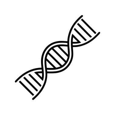 DNA ikonu. Yaşam geni modeli biyolojisi
