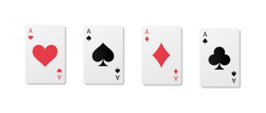 Kart kostümleri simgesi seti oynanıyor.