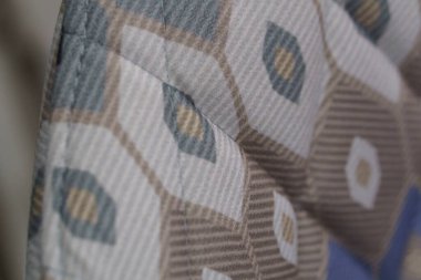 Mavi gri kumaş arka plan. Mobilyalar için gri kumaş