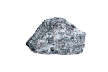 Beyaz arka planda doğal bir yooperlite mücevher taşı