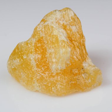 Jeolojik Keşif ve İyileştirme İçin Parlak Sarı Kalsit Mineral Numunesi.